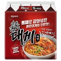 [햇살바다] 붉은 대게 라면 125g, 15개