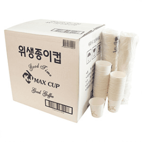 [NAVI] 자판기용 위생종이컵 (6.5온스/185ml, 1000개/BOX)