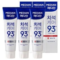 메디안 국내 제조 치석케어 화이트 치약, 120g, 3개
