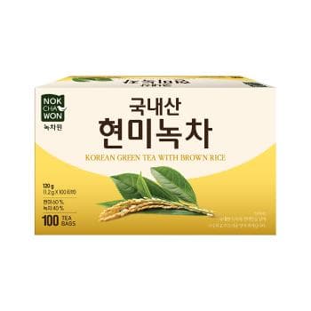 [녹차원] 국내산 현미녹차 1.2gx100T