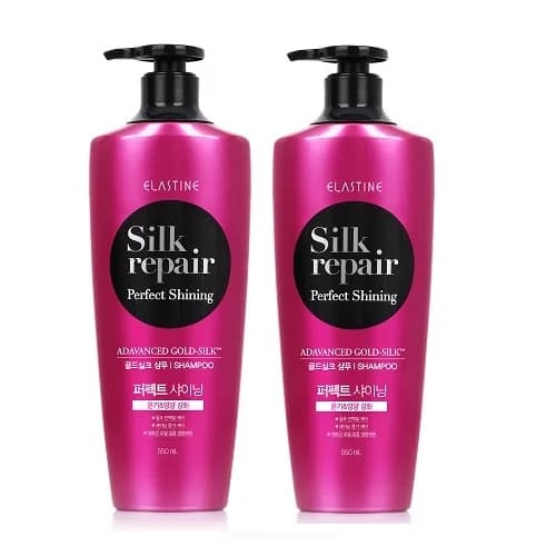 엘라스틴 실크리페어 샴푸 550ml 2개