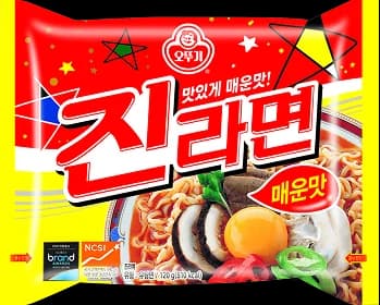 진라면 매운맛 봉지