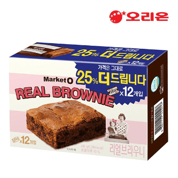 오리온 N브라우니12P 240g