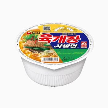 농심 육개장사발면 86gx24입/box