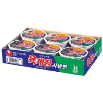농심 육개장 사발면 86Gx6개입/box