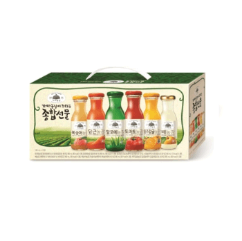 웅진식품 가야 종합선물세트(병) 180mlx12ea/box
