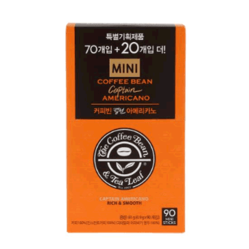 커피빈 캡틴 아메리카노 미니 0.9gx90T