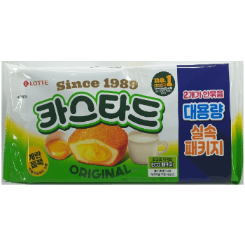 롯데 카스타드 오리지날 2번들 460g(23gx20입)/pac