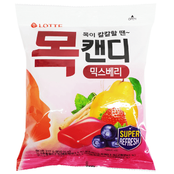 롯데 목캔디 믹스베리(봉지) 217g