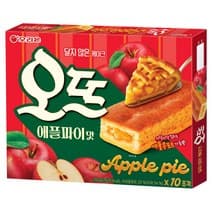 오리온 오뜨 애플파이맛 10p, 350g, 1개
