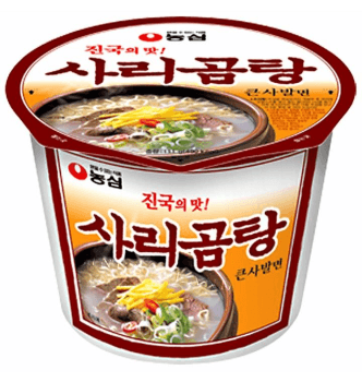 농심 사리곰탕 큰사발 111gx16입/box