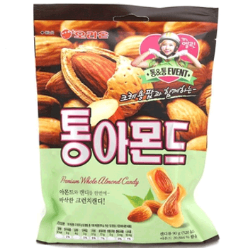 오리온 통아몬드캔디 90g