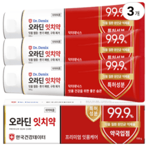 닥터데닉스 약국 오라딘 잇치약 대용량, 3개, 150ml