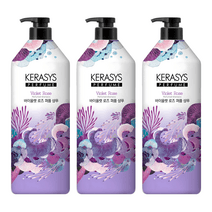 케라시스 퍼퓸 샴푸 바이올렛 로즈, 1L, 3개