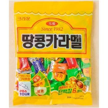 크라운 땅콩카라멜(대)324g