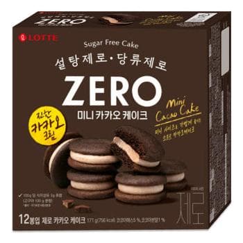롯데 제로카카오 케이크 171g