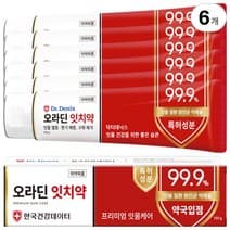 닥터데닉스 약국 오라딘 잇치약 대용량, 6개, 150ml