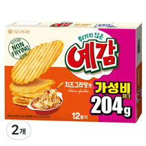 오리온 예감 치즈그라탕 12p, 204g, 2개