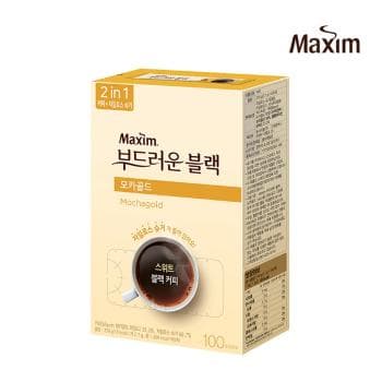 맥심 모카골드 부드러운 블랙믹스 100T